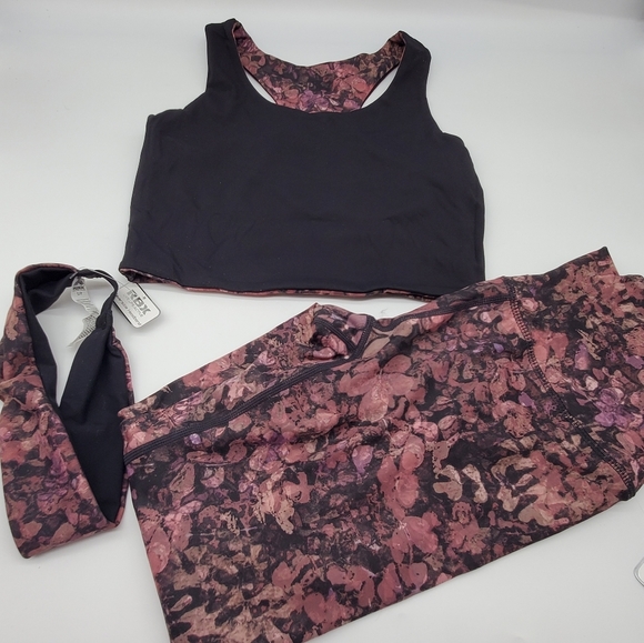 🖤RBX 3 Piece Set- Cropped Sports Bra, Leggings and Headband - Picture 7 of 16